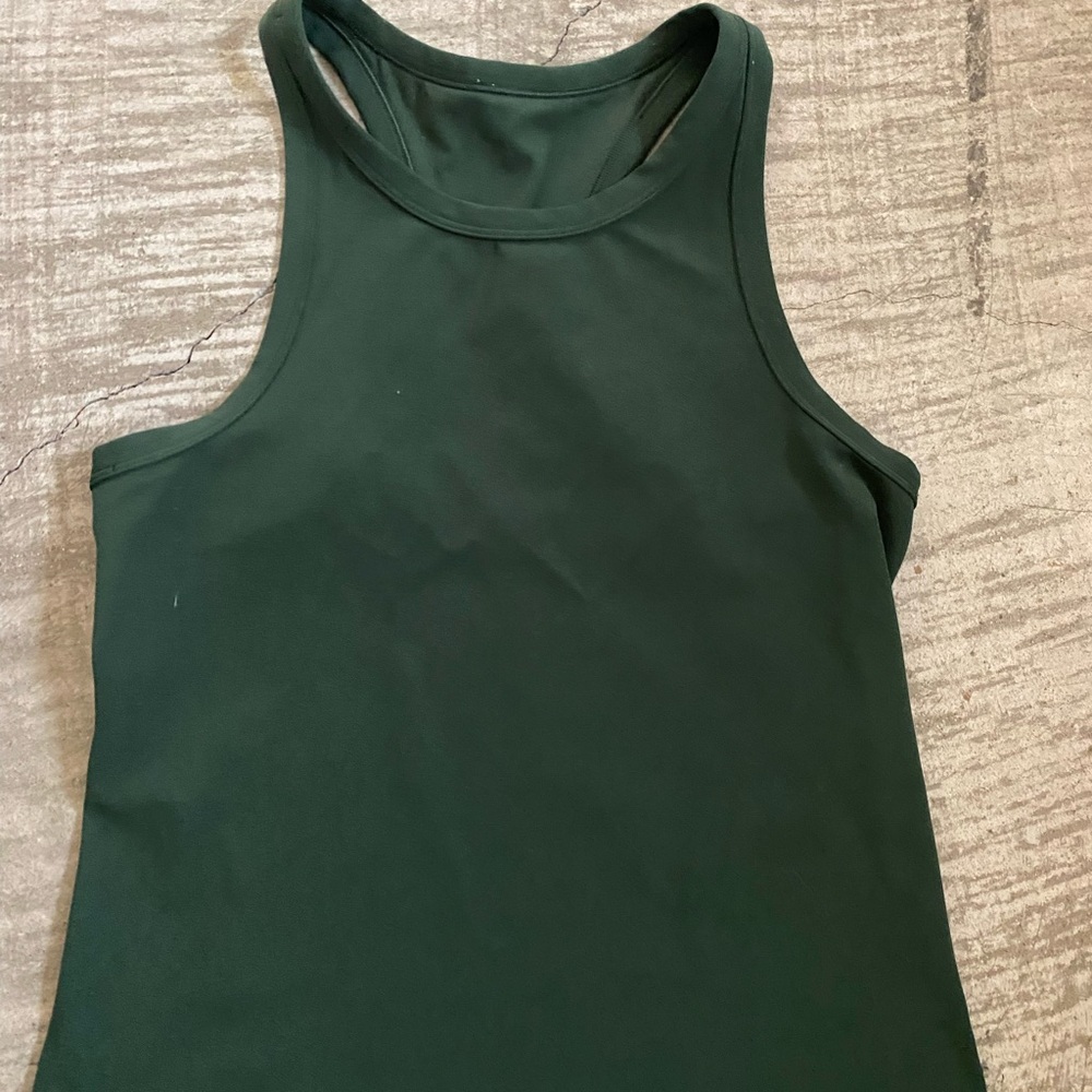 Lululemon Align Waist Length Tank Top 8 Legacy Green - Picture 3 of 4
